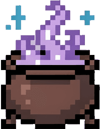 Bubbling cauldron